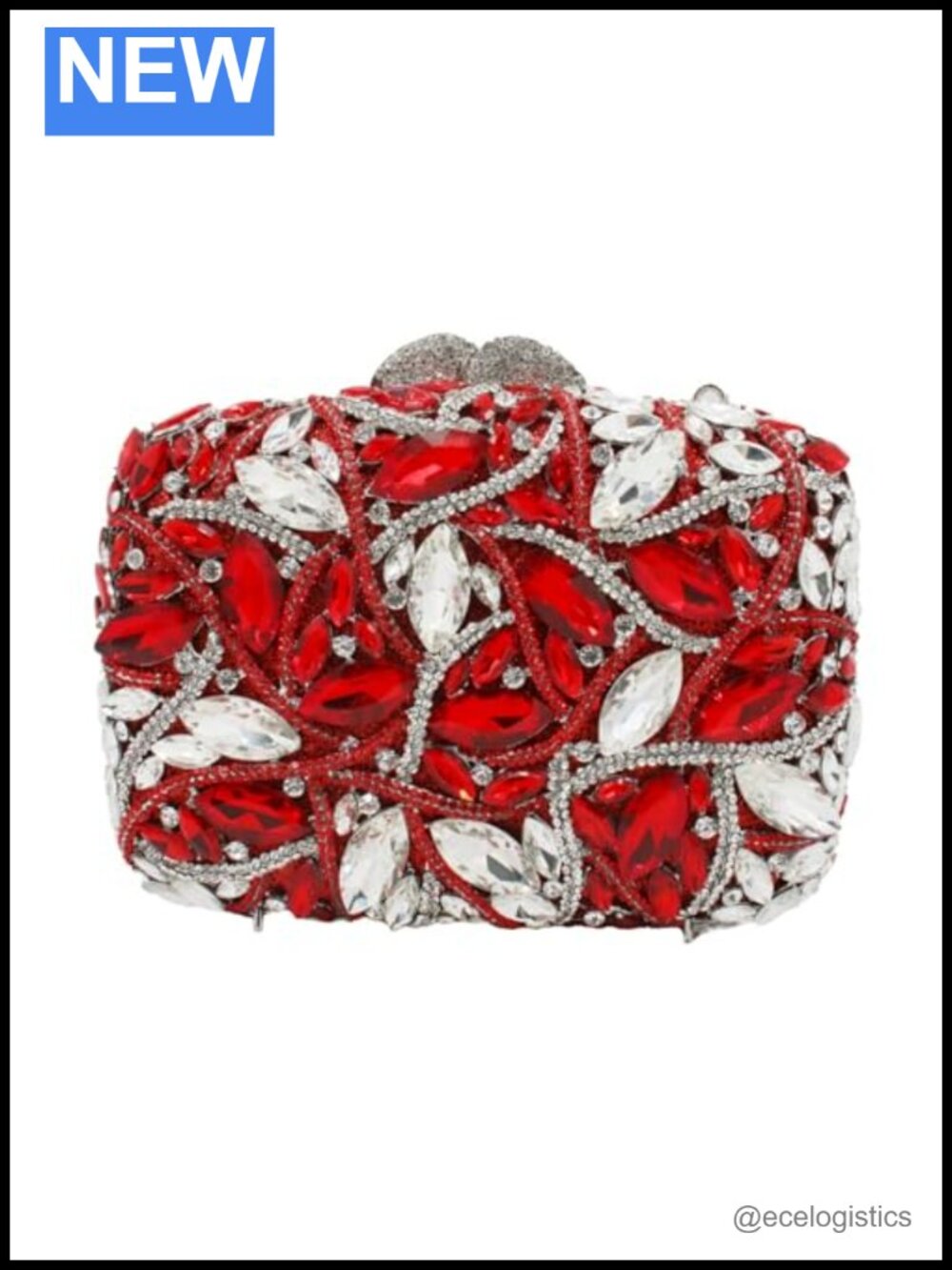 Sparkly Rhinestone Evening Clutch Bag for Women Party Wedding Luxury Crystal